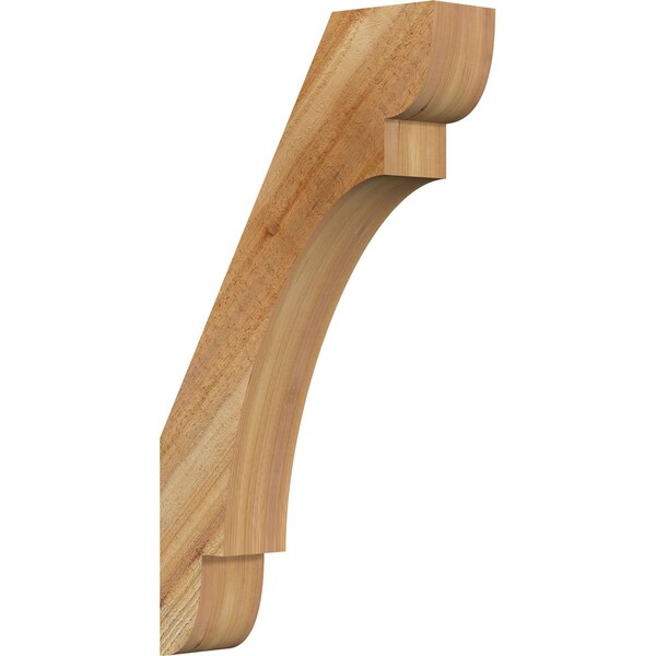 Ekena Millwork 4"W x 16"D x 28"H Olympic Rough Sawn Knee Brace, Western Red Cedar BRC04X16X28OLY00RWR - main
